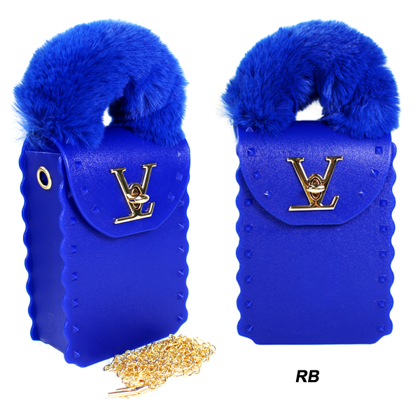 FASHION MINI BAG W FUR HANDLE(HF0311-HB0040)