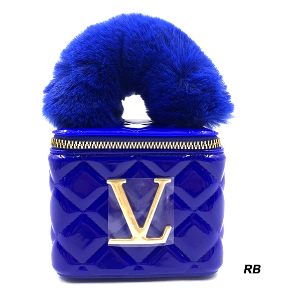 FASHION MINI BAG W FUR HANDLE(HF0312-HB0038)