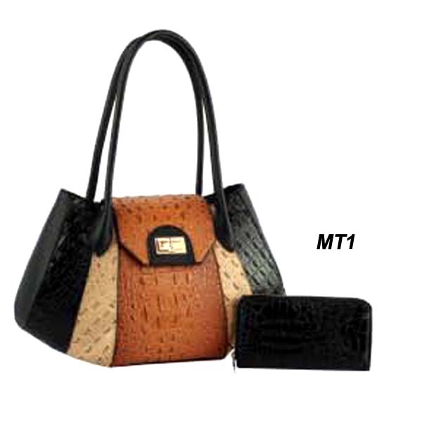 FASHION CROCO 2PC BAG(HF0318-D0695)