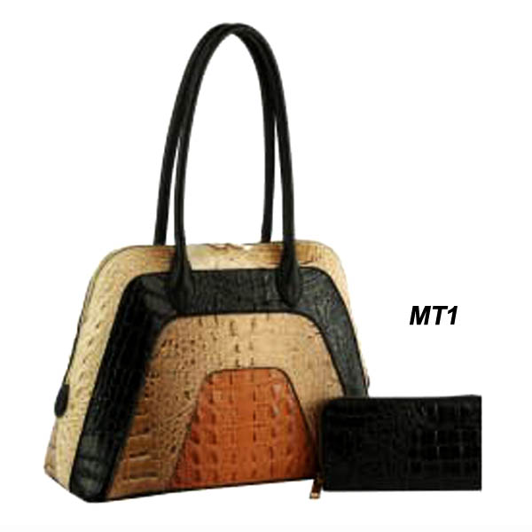 FASHION CROCO 2PC BAG(HF0319-D0694)