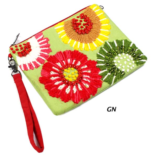 FASHION HANDMADE FLOWER PURSE(HF0333-MB482)