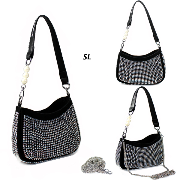 FASHION STONE W PEARL CROSSBODY BAG(HF0359-BA2053-1)