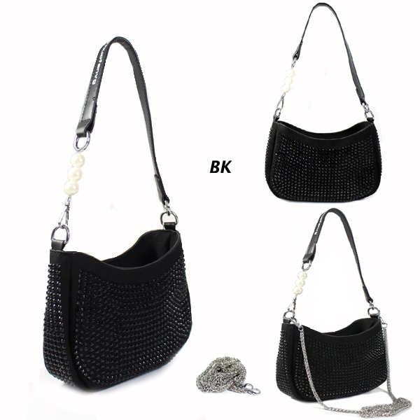 FASHION STONE W PEARL CROSSBODY BAG(HF0359-BA2053-1)