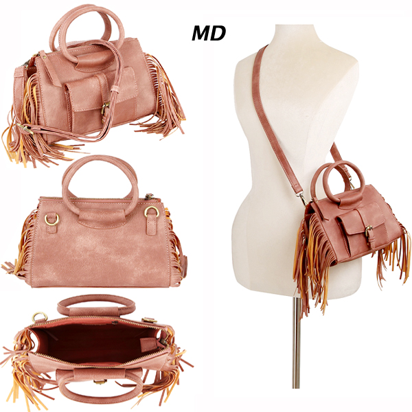 FASHION FRINGE CROSS BAG(HF0388-CAF009)