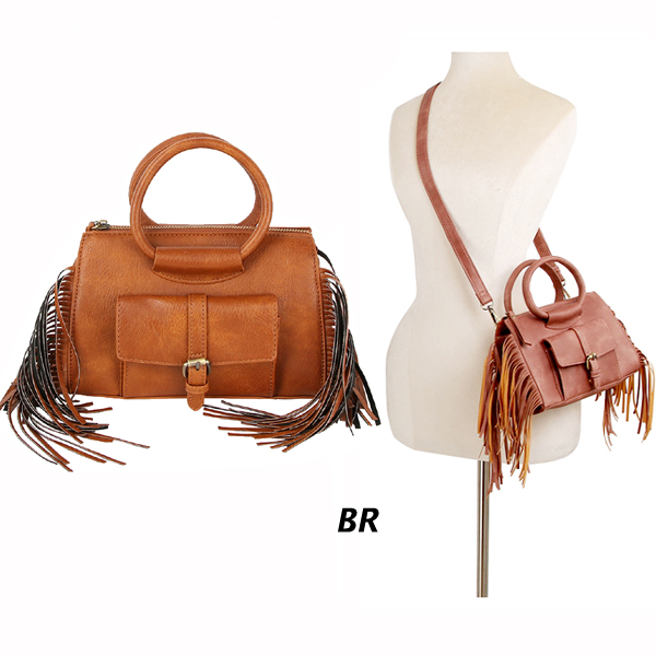 FASHION FRINGE CROSS BAG(HF0388-CAF009)