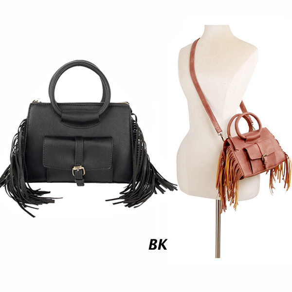 FASHION FRINGE CROSS BAG(HF0388-CAF009)