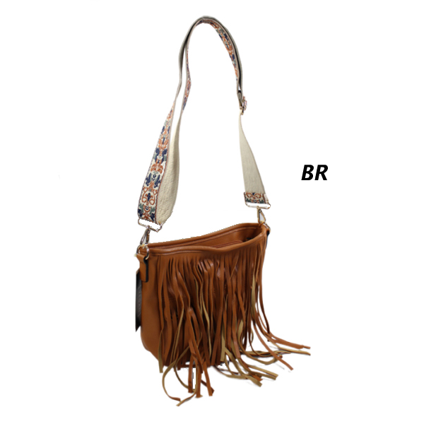 FASHION TASSEL CROSSBODY BAG(HF0395-LHU462)