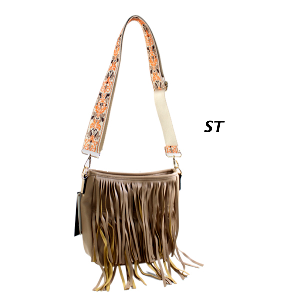 FASHION TASSEL CROSSBODY BAG(HF0395-LHU462)