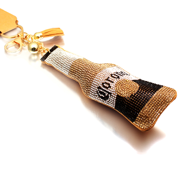 FASHION BEER BOTTLE KEY CHAIN6.5"(KM0032-KC0087)