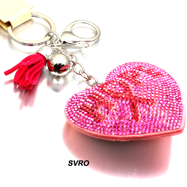 FASHION PINKRIBBON KEY CHAIN(KM0048-31270)