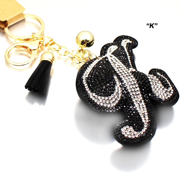 "K"FASHION ALPHABET KEY CHAIN(KM0055-KC0055)