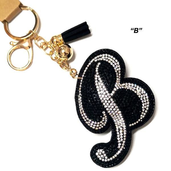 "B"FASHION ALPHABET KEY CHAIN(KM0059-KC0055)