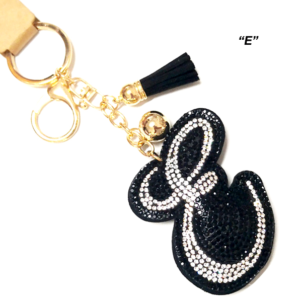 "E"FASHION ALPHABET KEY CHAIN(KM0062-KC0055)