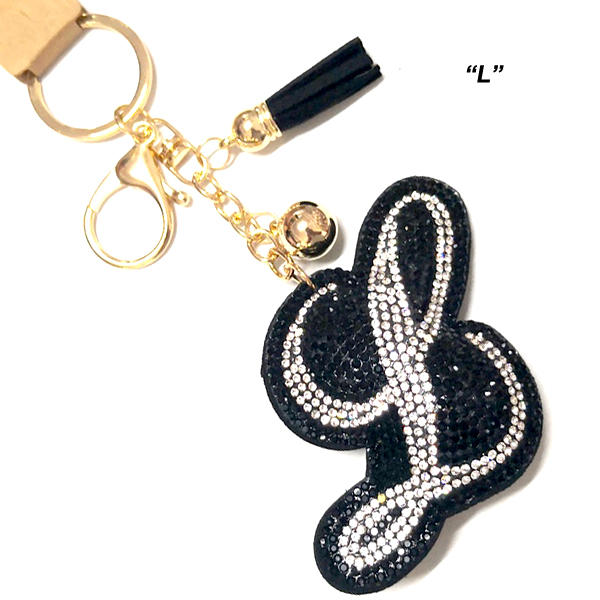 "L"FASHION ALPHABET KEY CHAIN(KM0063-KC0055)