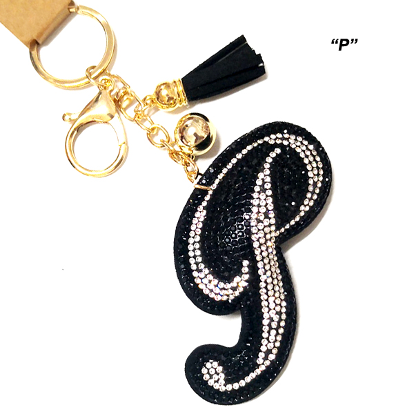 "P"FASHION ALPHABET KEY CHAIN(KM0064-KC0055)