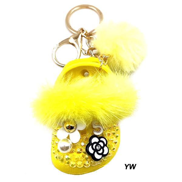 FASHION FUR CROCS KEY CHAIN(KM0072-KC0200)