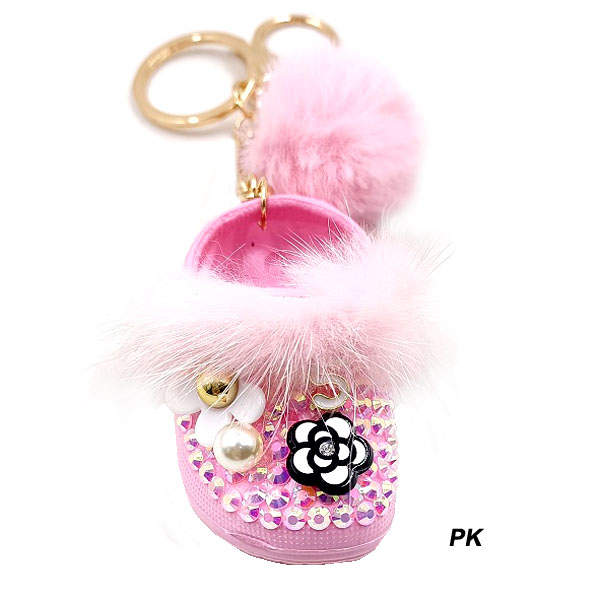 FASHION FUR CROCS KEY CHAIN(KM0072-KC0200)