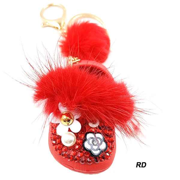 FASHION FUR CROCS KEY CHAIN(KM0072-KC0200)