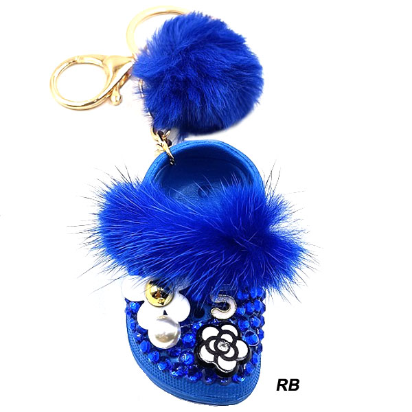 FASHION FUR CROCS KEY CHAIN(KM0072-KC0200)