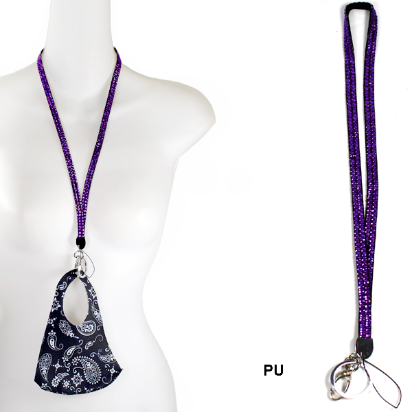 FASHION COLOR STONE CHAIN STRAP(MK-AC0005-SJK1001)