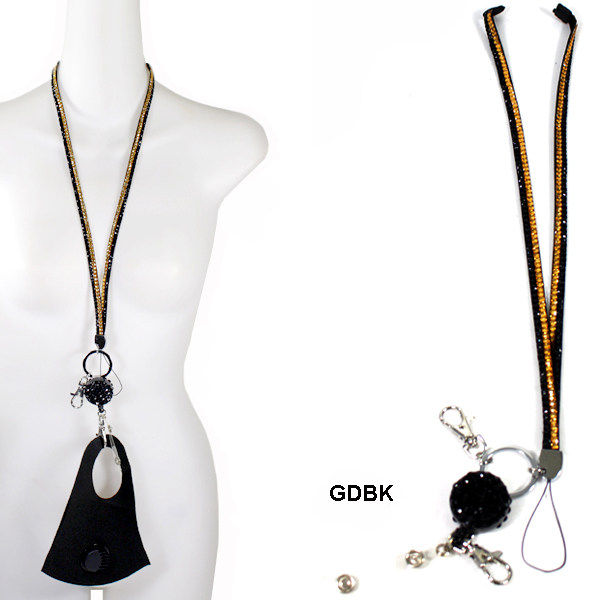 FASHION COLOR STONE CHAIN STRAP(MK-AC0008-N85X144)