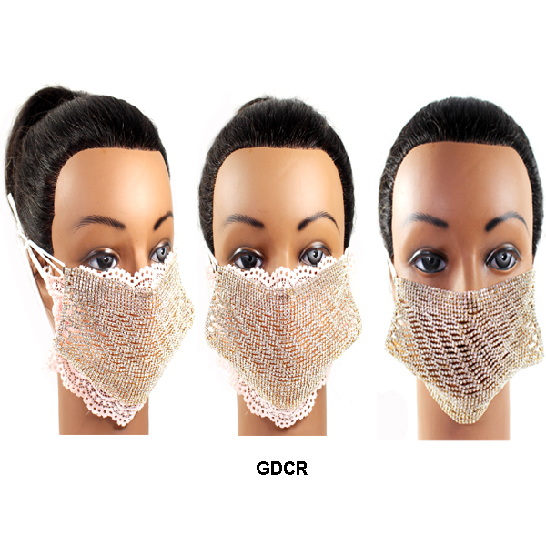 FASHION STONE MASK COVER(MK-AC0034-MO4332)