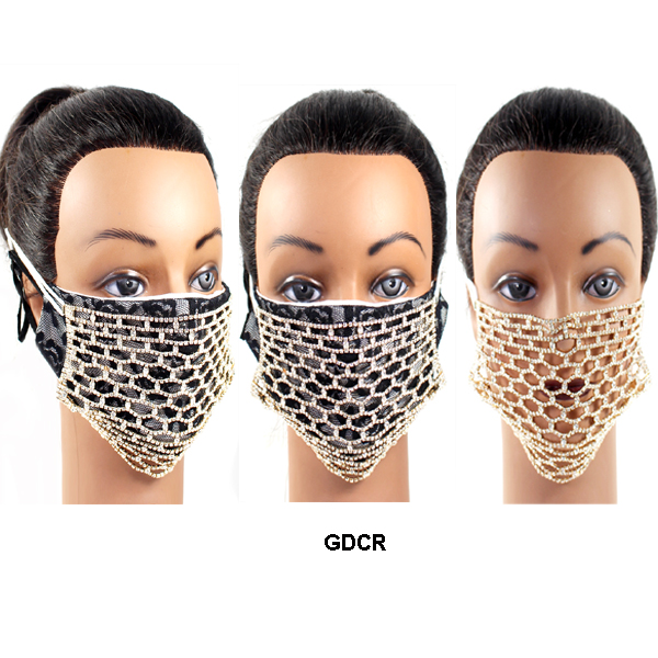 FASHION STONE MASK COVER(MK-AC0037-MO4319)