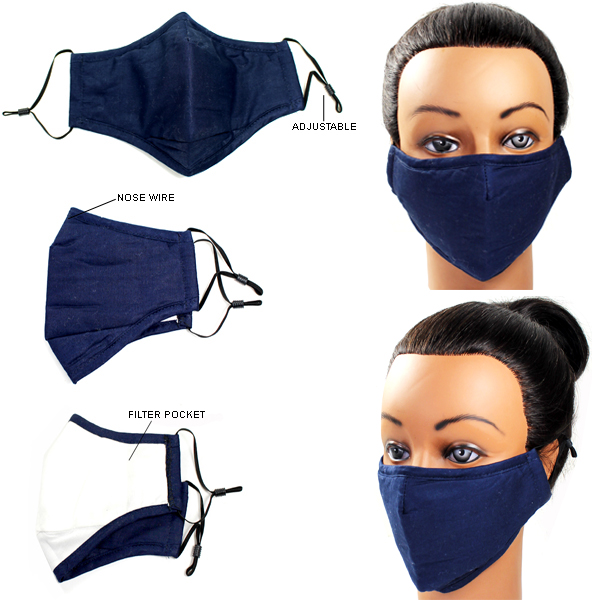 DZ-SOLID 3D SHAPE FILTER POCKET MASK(MK-DZ0024-MS00232)