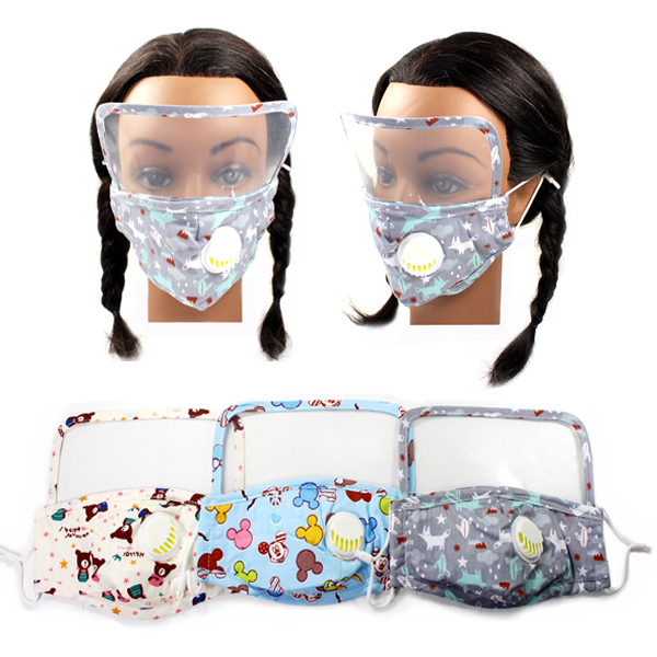 DZ-KIDS 3D SHAPE FILTER POCKET&FACE SHIELD MASK(KID0026-DMK107)