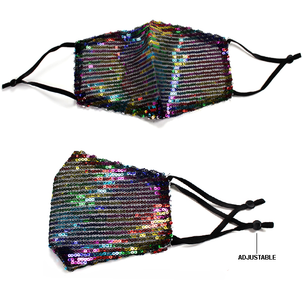 DZ-FASHION SEQUIN MASK(MK-DZ0204-ETC1178)