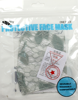 DZ-FASHION LACE MASK(MK-DZ0206-ETC1072)