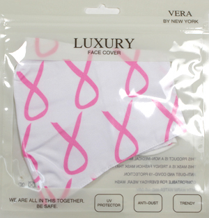 DZ-PINK RIBBON FILTER POCKET FACE MASK(MK-DZ0218-WM1026)