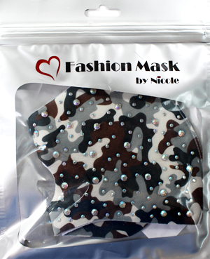 DZ-FASHION STONE MASK(MK-DZ0225-QE2273)