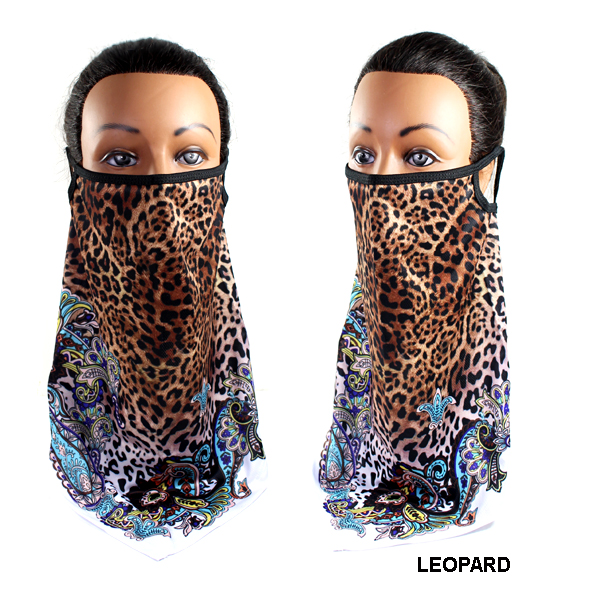 DZ-FASHION LEOPARD DZ MASK SCARF(MK-DZ0239-MAC)