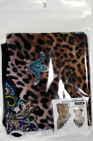 DZ-FASHION LEOPARD DZ MASK SCARF(MK-DZ0239-MAC)