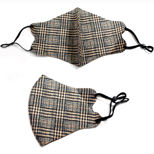 DZ-FASHION PLAID MASK(MK-DZ0258)