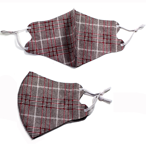 DZ-FASHION PLAID MASK(MK-DZ0259)