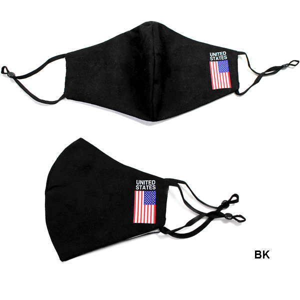 DZ-FASHION AMERICAN FLAG FILTER POCKET MASK(MK-DZ0270-FAMS1107)