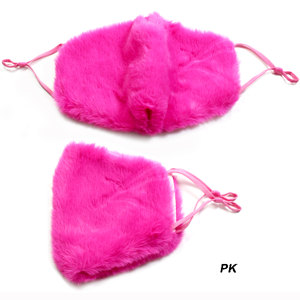 DZ-FASHION FAUX SHORT FUR MASK(MK-DZ0303-KM2769)