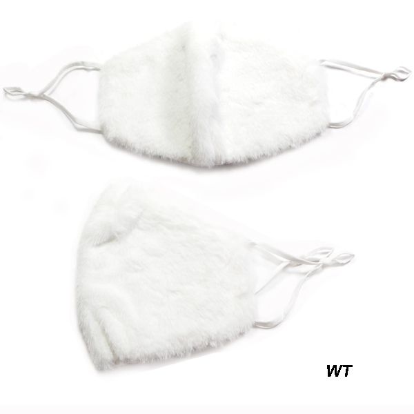 DZ-FASHION FAUX SHORT FUR MASK(MK-DZ0303-KM2769)