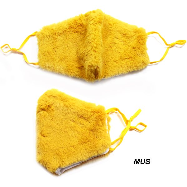 DZ-FASHION FAUX SHORT FUR MASK(MK-DZ0303-KM2769)