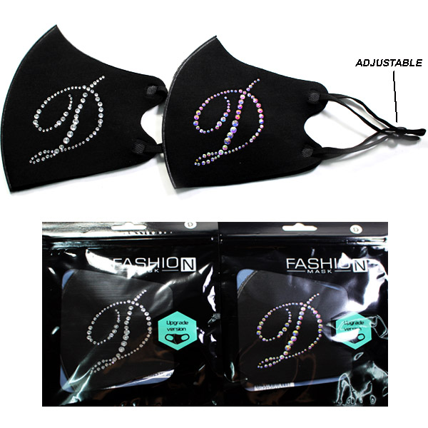 DZ-"D"FASHION INITAL STONE MASK(MK-DZ0306-DMK250D)