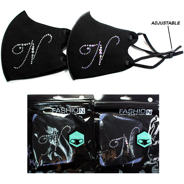 DZ-"N"FASHION INITAL STONE MASK(MK-DZ0306-DMK250N)