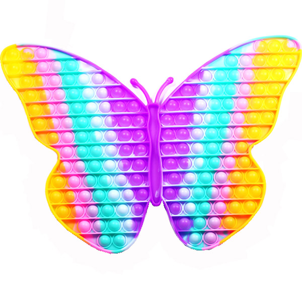 JUMBO BUTTERFLY RAINBOW POP FIDGET TOY15.5"(MT0006-B1027651)