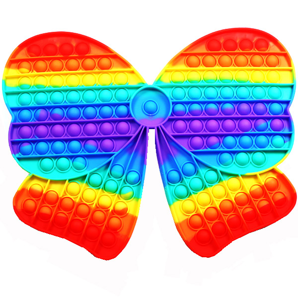 JUMBO RIBBON RAINBOW POP FIDGET TOY13.5"(MT0007-B1027652)