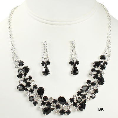 FASHION RHINESTONE NK SET14.5"(NR0009-S15410)