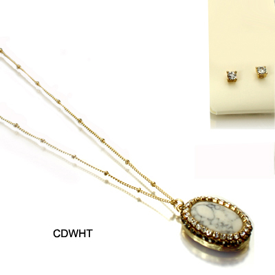 SEMI PRECIOUS NK SET20"(NT0013-TS1056)