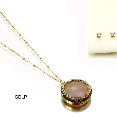 SEMI PRECIOUS NK SET20"(NT0014-TS1057)
