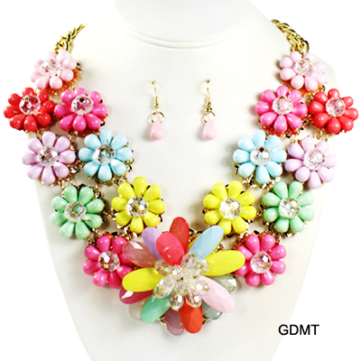 FASHION FLOWER STATEMENT NK SET17"(NT0019-NE491753)