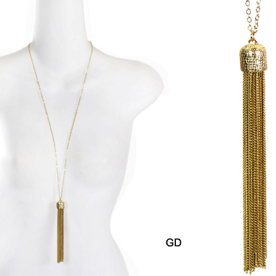 FASHION TASSEL W CHAIN NK30"(NT0059-JDN6031)